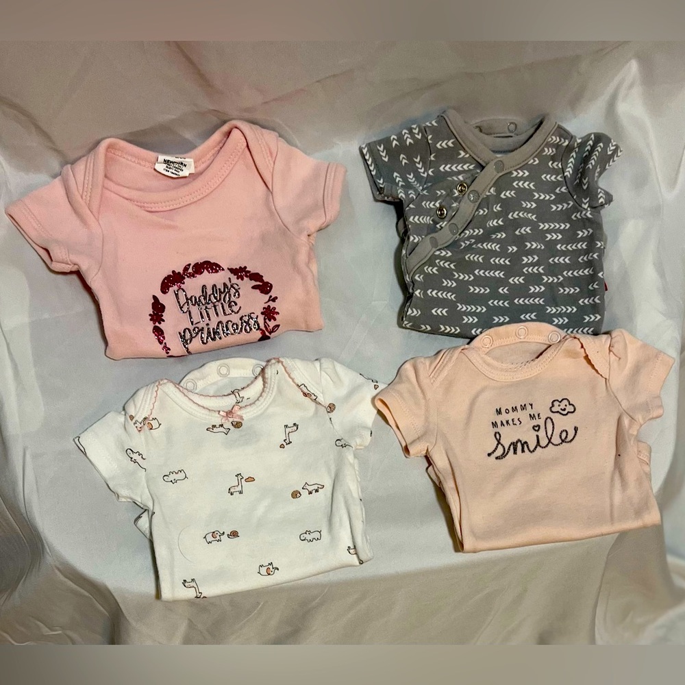 Baby Girl Onesies (Newborn)